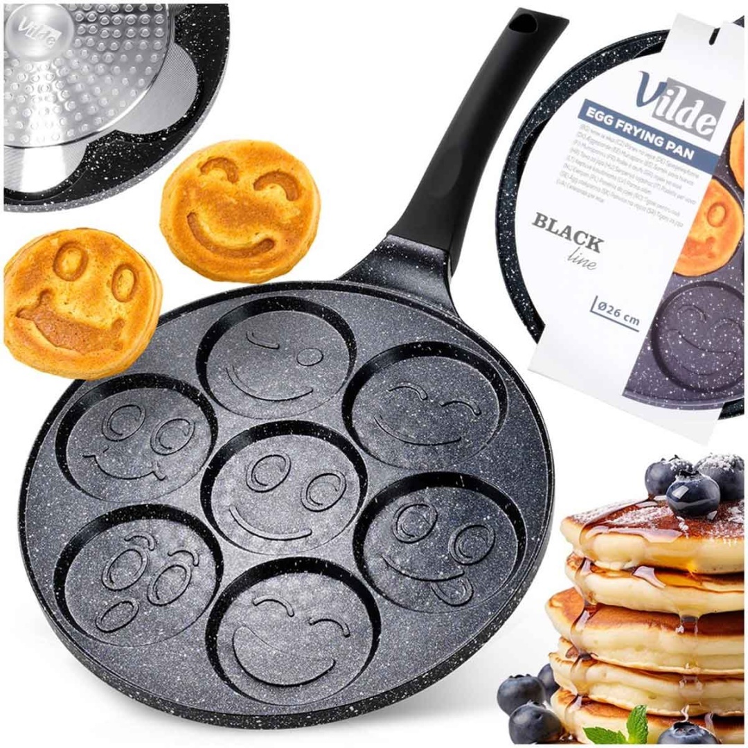 PATELNIA GRANITOWA DO JAJEK I PLACKÓW EMOJI 199081